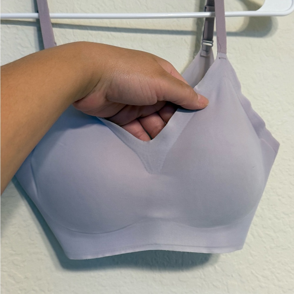 Wireless Comfort Bra in Light Mauve Size Large